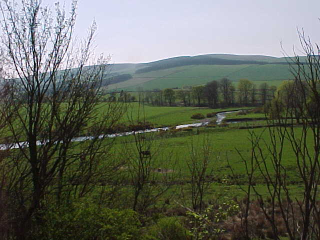 Picture of the Haugh South of Stow where the Original Lodge Met